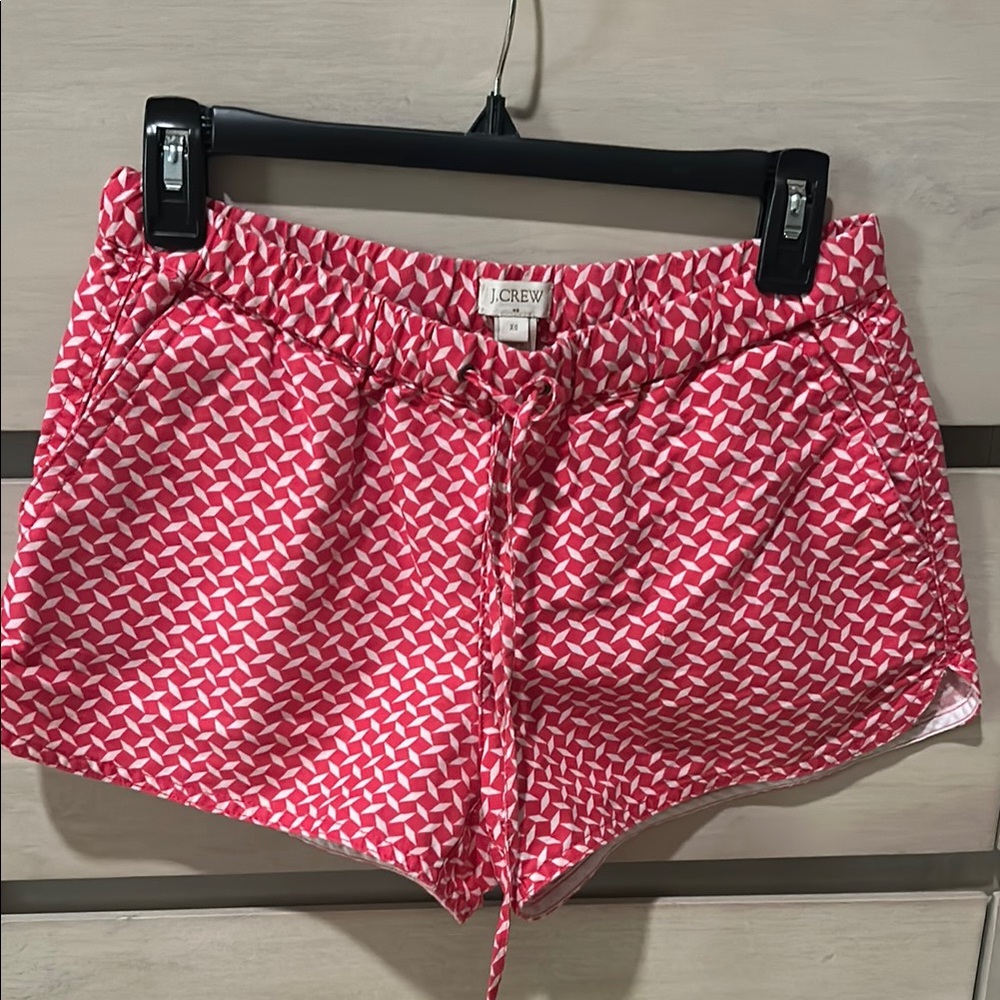 J. Crew Pink Linen Cotton Shorts Lightweight and Breathable